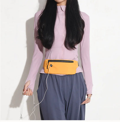 Riñonera para correr, bolsa para cinturón deportivo, bolsa para teléfono móvil, riñonera ligera para hombre y mujer, bolsa deportiva para gimnasio, riñonera con correa ajustable