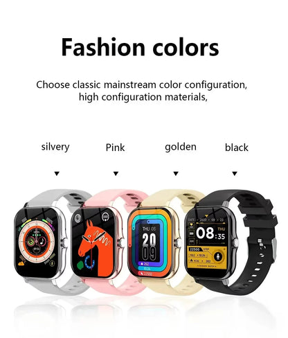 VIVO Smartwatch for Android and iPhone, 2.01-inch HD Screen, Answer and Make Calls, Message Preview, Sports Modes, Customizable Watch Face, Weather Forecast