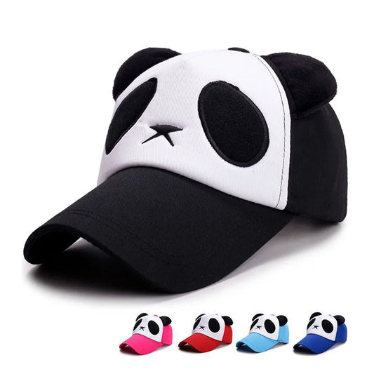 Gorras de béisbol de Panda bonitas de verano para hombres y mujeres, Gorras Snapback de algodón de Hip Hop, protección solar para niños y niñas, Gorras para exteriores, triangulación de envíos