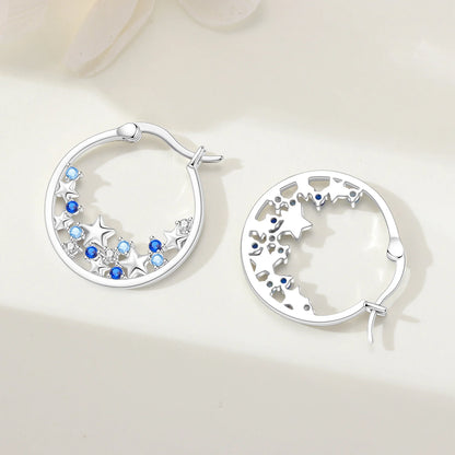 Pendientes de aro de bambú para mujer, de Plata de Ley 925 originales, con bonito Panda, joyería fina, regalos de fiesta de cumpleaños