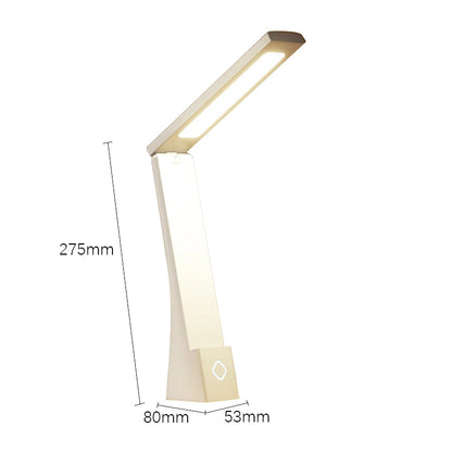 Lámpara de escritorio Led, luces de mesa plegables con carga y taponamiento, protección ocular, lámpara de escritorio de aprendizaje, accesorio de iluminación para dormitorio y mesita de noche