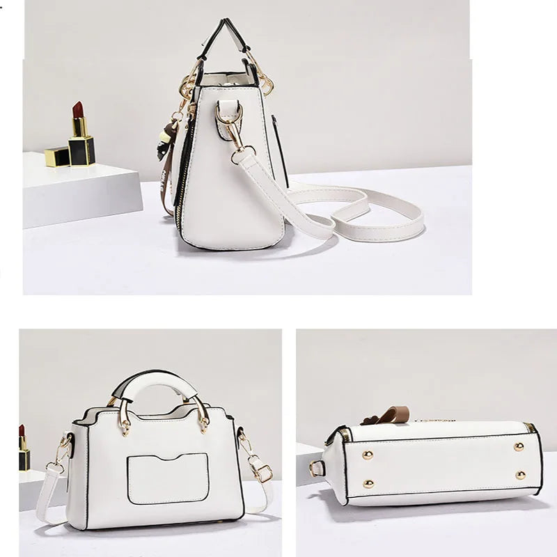 Nuevo bolso de mujer, bolsos de hombro a la moda, bolso para mujer, bolsos de cuero con monograma impreso, bolso cruzado de un solo hombro
