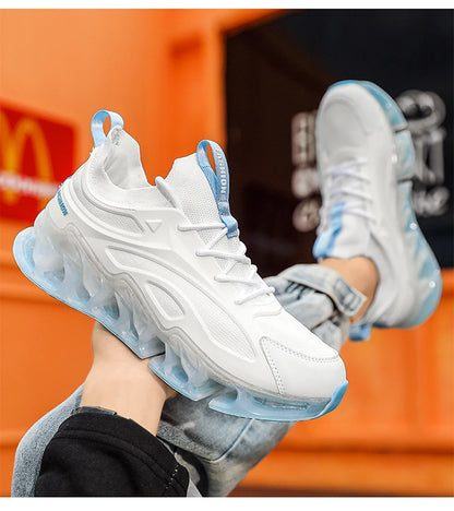 Luxury sports sneakers for women and men, casual training shoes, breathable, fashionable running loafers.