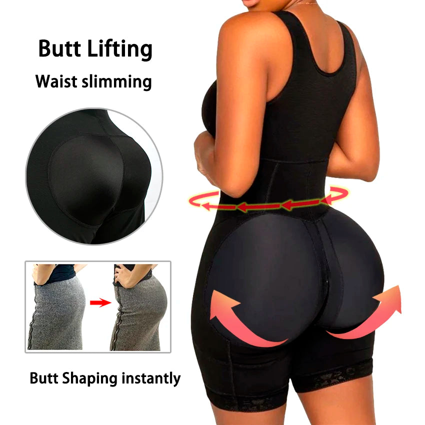 Body Shaper Faja Body corsé Top Bustier fajas colombianas originales modelado posparto adelgazante Shapewear ropa interior de mujer