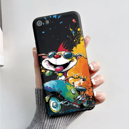 For iPhone 5 5S Case Cute Bear Cartoon Frog Painted Soft Cover For iPhone SE 2016 2020 2022 SE2 Silicone Phone Case Coque Funda