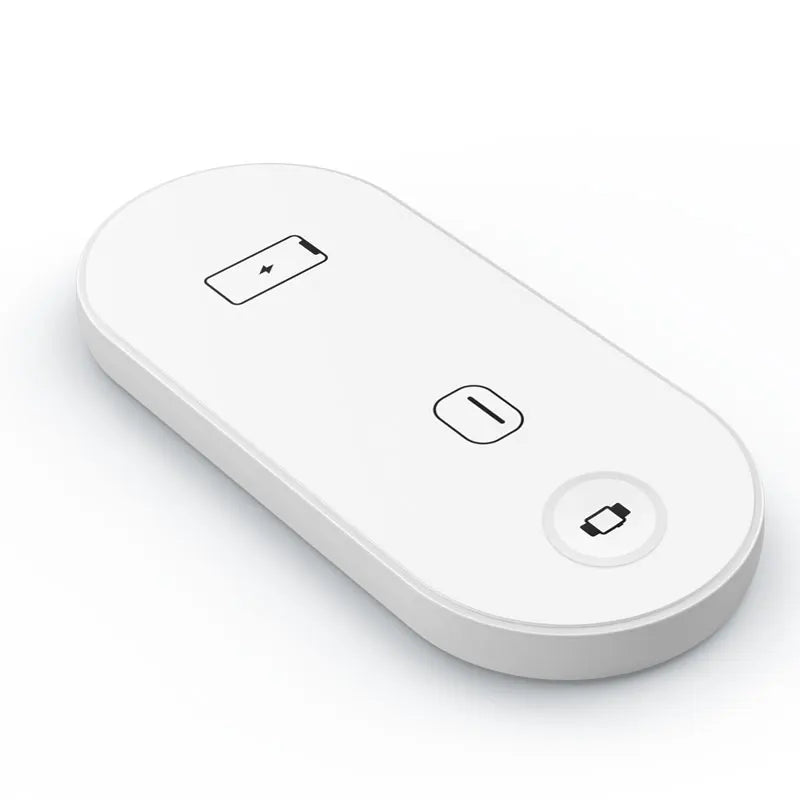 Cargador inalámbrico 3 en 1 de 30W para iPhone 15 14 13 12 11 Pro Max 8 X Apple Watch 8 7 6 AirPods Estación de carga inalámbrica rápida