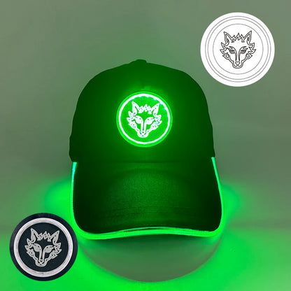 Sombrero fluorescente LED de fibra óptica, gorra de béisbol brillante de neón, suministros de fiesta de baile, sombrero de Rap de hip hop, accesorios de Club, disfraz