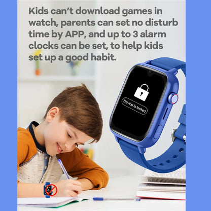 4G Smart Watch for Girls and Boys, GPS, WIFI, Video Call, SOS App, Download, Kids Smart Watch, Camera Monitor, Tracker, Location, Phone Watch