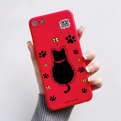 For iPhone 5 5S Case Cute Bear Cartoon Frog Painted Soft Cover For iPhone SE 2016 2020 2022 SE2 Silicone Phone Case Coque Funda