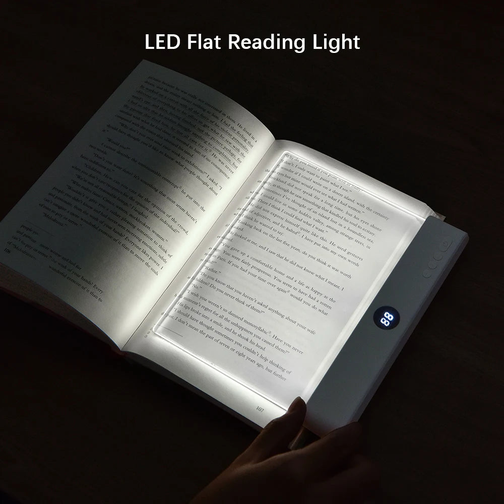 Luz LED para libros y luz nocturna 2 en 1, 3 temperaturas de color y atenuación continua, luz de lectura recargable por USB con temporizador para Ni