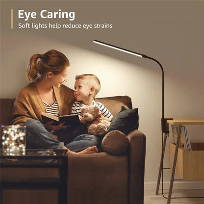 Lámpara de escritorio con Clip Led de un solo cabezal, lámparas de mesa de ordenador regulables, Monitor, luz de arquitecto, lámpara de mesa para luces de lectura de oficina