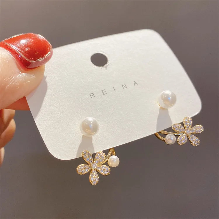 2023 New Fashion Trend Unique Design Elegant Delicate Lightweight Luxury Pearl Tassel Earrings High Jewelry Party Favors for Women