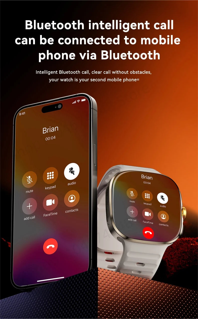 Smartwatch M99 5G with 2.4-inch AMOLED display and 900W rotating camera, with WIFI, GPS, compass, NFC, and Bluetooth. Smartwatch for men and women. ⌚📱✨