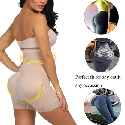 Colombian butt lifter girdles, high-waist shapewear, tummy control panties, waist trainer, body shaper, slimming wrap, flat belly
