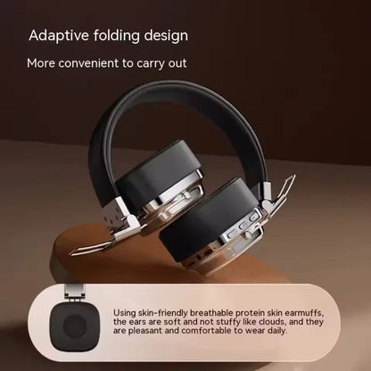 New 5.3 Wireless Bluetooth Foldable Headphones Gamer's Choice Retro Over-Ear Headphones DJ Stereo Sound Bluetooth