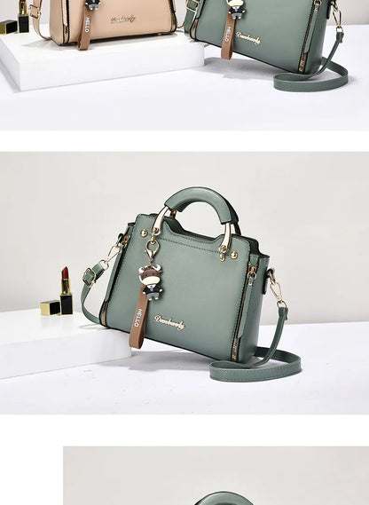 Nuevo bolso de mujer, bolsos de hombro a la moda, bolso para mujer, bolsos de cuero con monograma impreso, bolso cruzado de un solo hombro