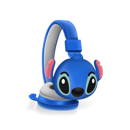 New AH-806 Bluetooth Wireless Headphones with HIFI Stereo Sound, Foldable, with Microphone, Gift for Kids, Anime and Cartoon Design