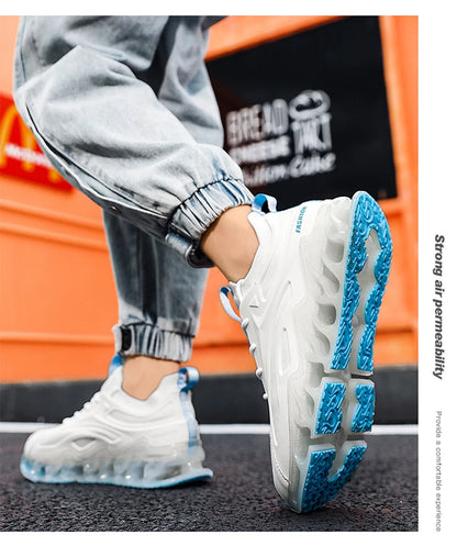 Luxury sports sneakers for women and men, casual training shoes, breathable, fashionable running loafers.