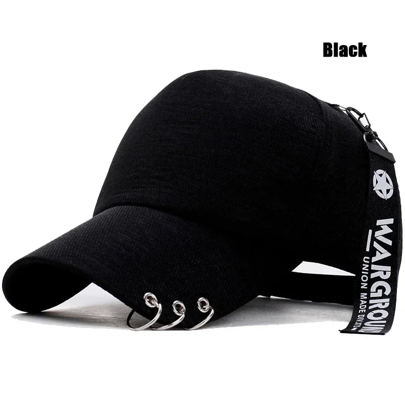 Gorra de Béisbol Clásica con Visera Metálica Personalizada, Estilo Ligero y Transpirable Cuatro colores para elegir