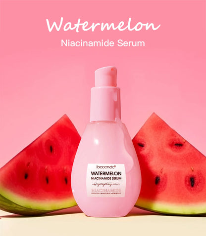 Nuevo Suero de gotas de rocío de niacinamida que brilla en sandía, crema de imprimación de maquillaje, suero Facial ligero y brillo líquido de imprimación