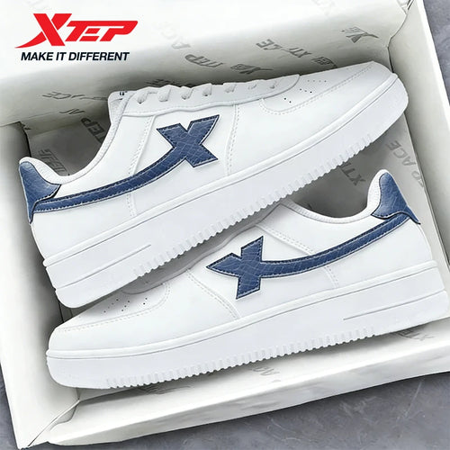 Xtep zapatos de skate para Mujer y hombres moda estilo callejero moda baja suela gruesa durabilidad cómodo zapato.