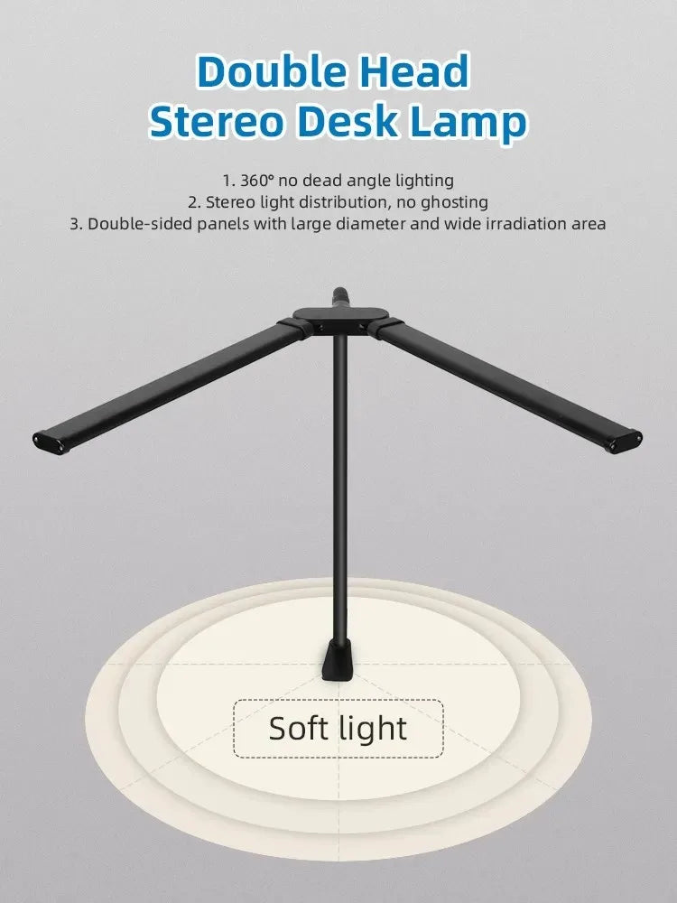 Lámpara de escritorio con Clip Led de un solo cabezal, lámparas de mesa de ordenador regulables, Monitor, luz de arquitecto, lámpara de mesa para luces de lectura de oficina