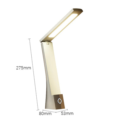 Lámpara de escritorio Led, luces de mesa plegables con carga y taponamiento, protección ocular, lámpara de escritorio de aprendizaje, accesorio de iluminación para dormitorio y mesita de noche
