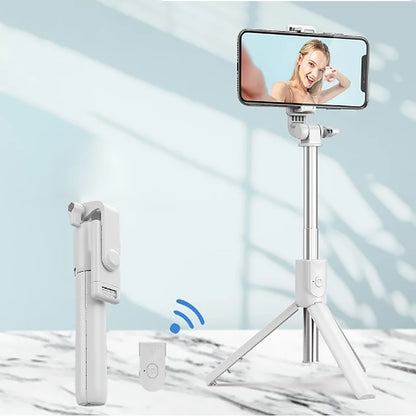 H1 Wireless Bluetooth Selfie Stick Tripod Monopod Phone Holder for Outdoor Travel 3 in 1