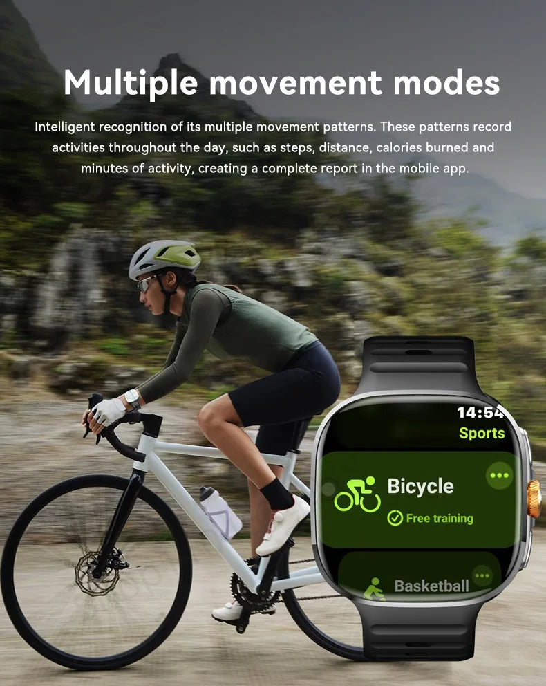 Smartwatch M99 5G with 2.4-inch AMOLED display and 900W rotating camera, with WIFI, GPS, compass, NFC, and Bluetooth. Smartwatch for men and women. ⌚📱✨