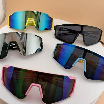 Gafas de ciclismo para niños, gafas para montar para niños y niñas, gafas a prueba de viento a la moda para exteriores, gafas resistentes a los rayos UV