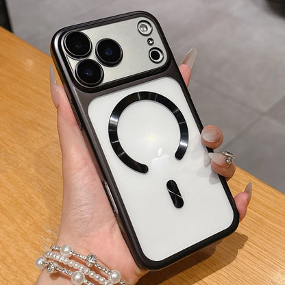 Luxury Matte Translucent Magnetic Case for iPhone 17 Pro Max 17Pro 17 Air, Magsafe Wireless Charging Camera Protective Cover, for iPhone 17 Pro Max