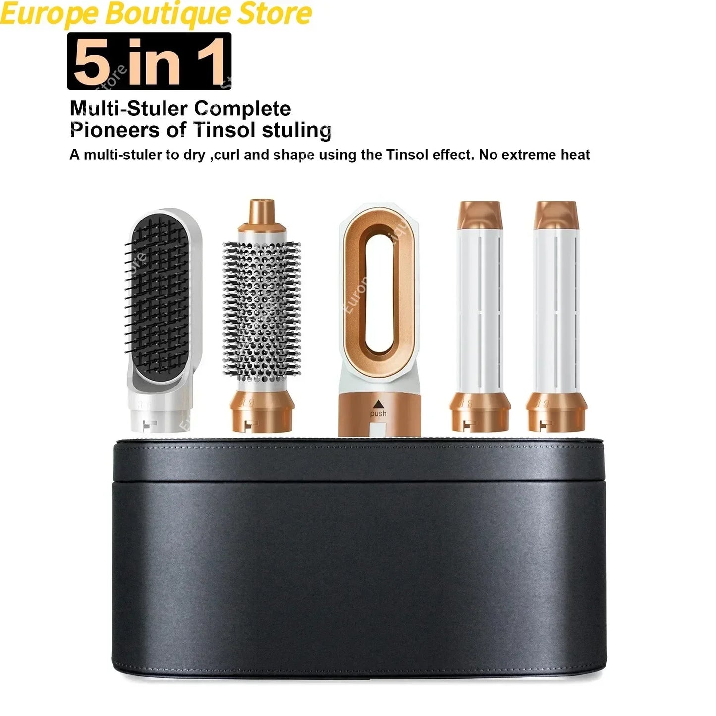 Secador de pelo profesional 5 en 1, peine de aire caliente, rizador para Dyson Airwrap, herramienta de estilismo, alisador de pelo, herramienta de peluquería