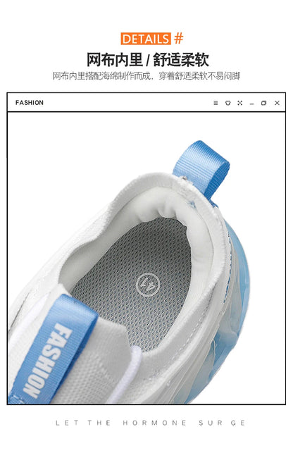 Luxury sports sneakers for women and men, casual training shoes, breathable, fashionable running loafers.