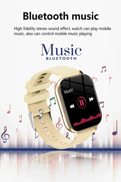 VIVO Smartwatch for Android and iPhone, 2.01-inch HD Screen, Answer and Make Calls, Message Preview, Sports Modes, Customizable Watch Face, Weather Forecast