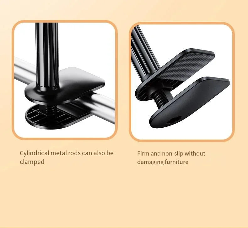 Soporte Universal para teléfono móvil, soporte Flexible para perezosos, Clip ajustable para teléfono móvil, soporte de montaje de escritorio para cama en casa, soporte para teléfono inteligente