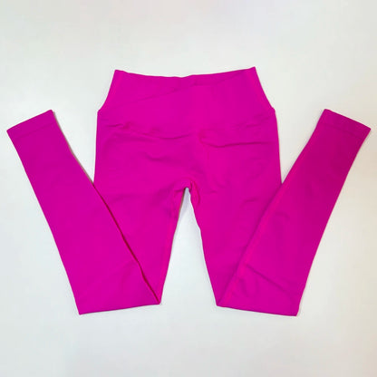 Leggings Deportivos Vision para Mujer, Pantalones de Yoga Sin Costuras con Efecto Push-Up, Leggings de Gimnasio con Cintura Cruzada, Leggings Deportivos para Levantar Glúteos