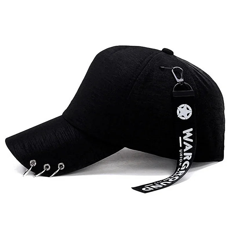 Gorra de Béisbol Clásica con Visera Metálica Personalizada, Estilo Ligero y Transpirable Cuatro colores para elegir