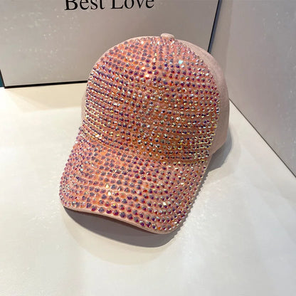 CNTANG gorra de béisbol de verano para mujer, gorras con diamantes de imitación para primavera y otoño, gorras de hip hop con personalidad a la moda para mujer, Snapback