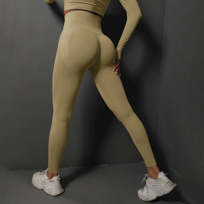 Women's High Waist Yoga Leggings Seamless Scrunch Butt Sport Tights for Fitness, Running, Hip Lift, Yoga Pants, High-Stretch Gym Leggings