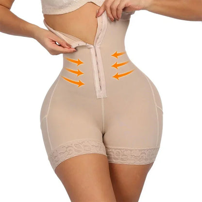 Colombian butt lifter girdles, high-waist shapewear, tummy control panties, waist trainer, body shaper, slimming wrap, flat belly