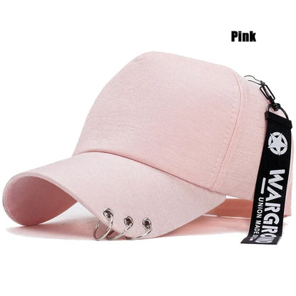 Gorra de Béisbol Clásica con Visera Metálica Personalizada, Estilo Ligero y Transpirable Cuatro colores para elegir