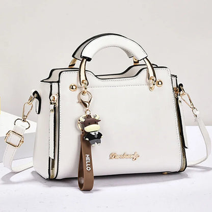 Nuevo bolso de mujer, bolsos de hombro a la moda, bolso para mujer, bolsos de cuero con monograma impreso, bolso cruzado de un solo hombro
