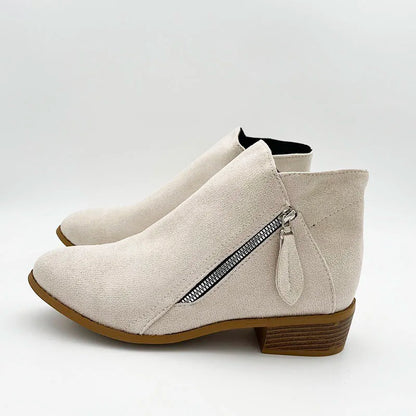 Botines De Mujer 2026, Botas Chelsea De gamuza De otoño, Botas De plataforma a la moda para Mujer, botines De tacón con cremallera lateral, Botas De Mujer