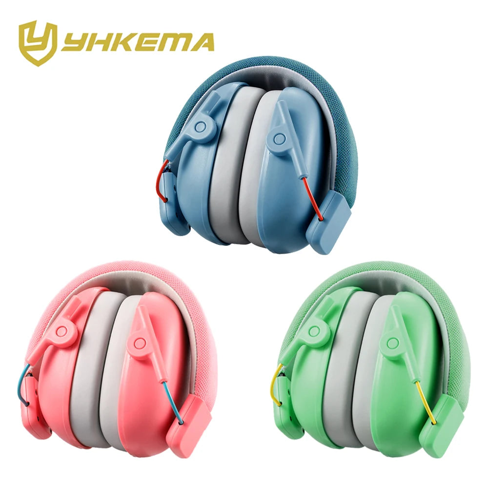 Kids protective ear muffs, 27dB hearing protection, soundproof headphones, safety reduction, noise cancelling