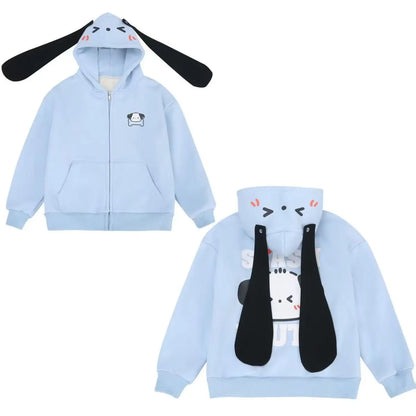 Korean-style long-eared Pacha dog hoodie, loose, trendy, and versatile, for toddlers