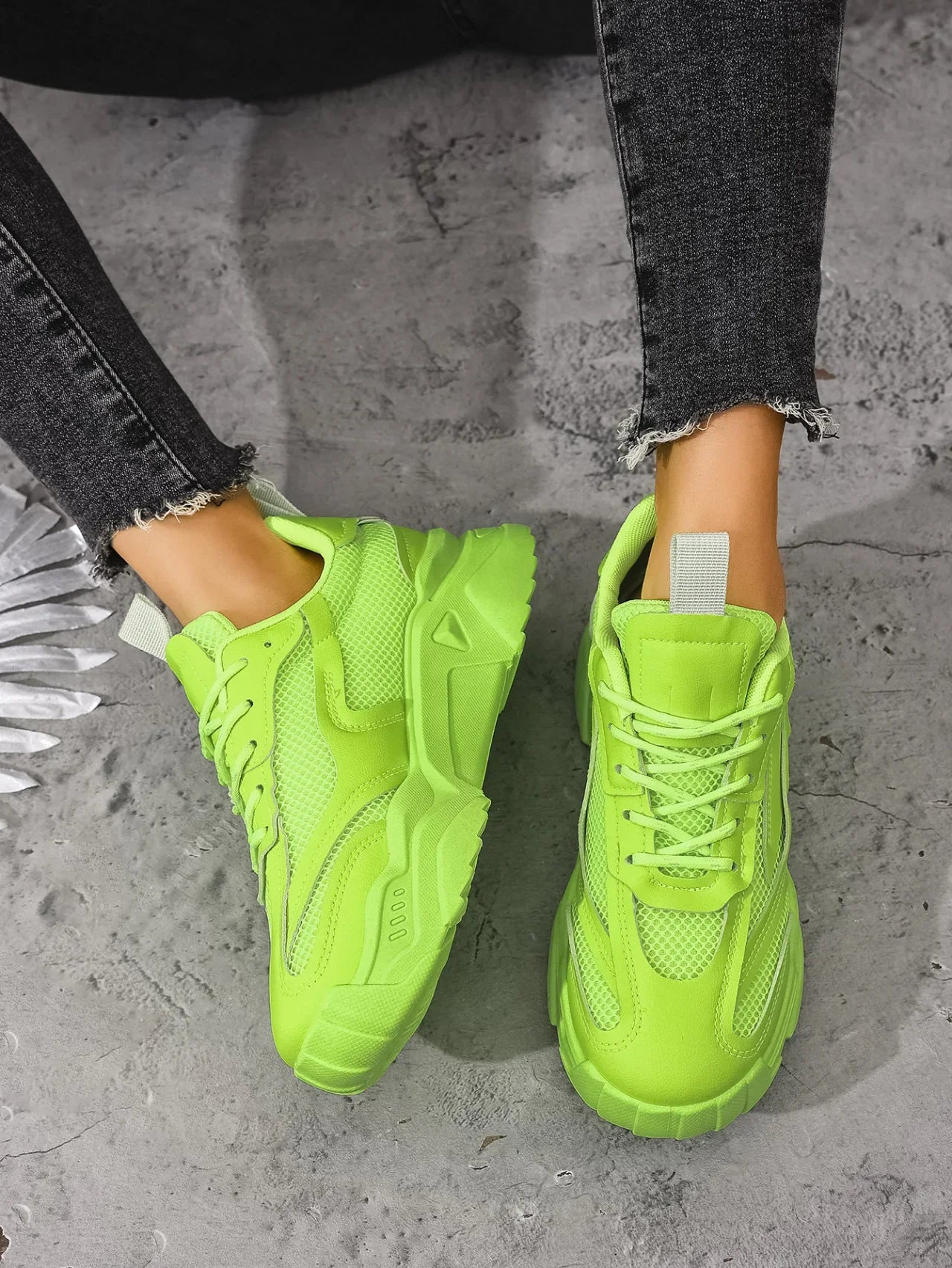 Zapatos De plataforma De verano para Mujer, Zapatos deportivos informales, versátiles, De fondo suave, transpirables, para correr, Zapatos De Mujer