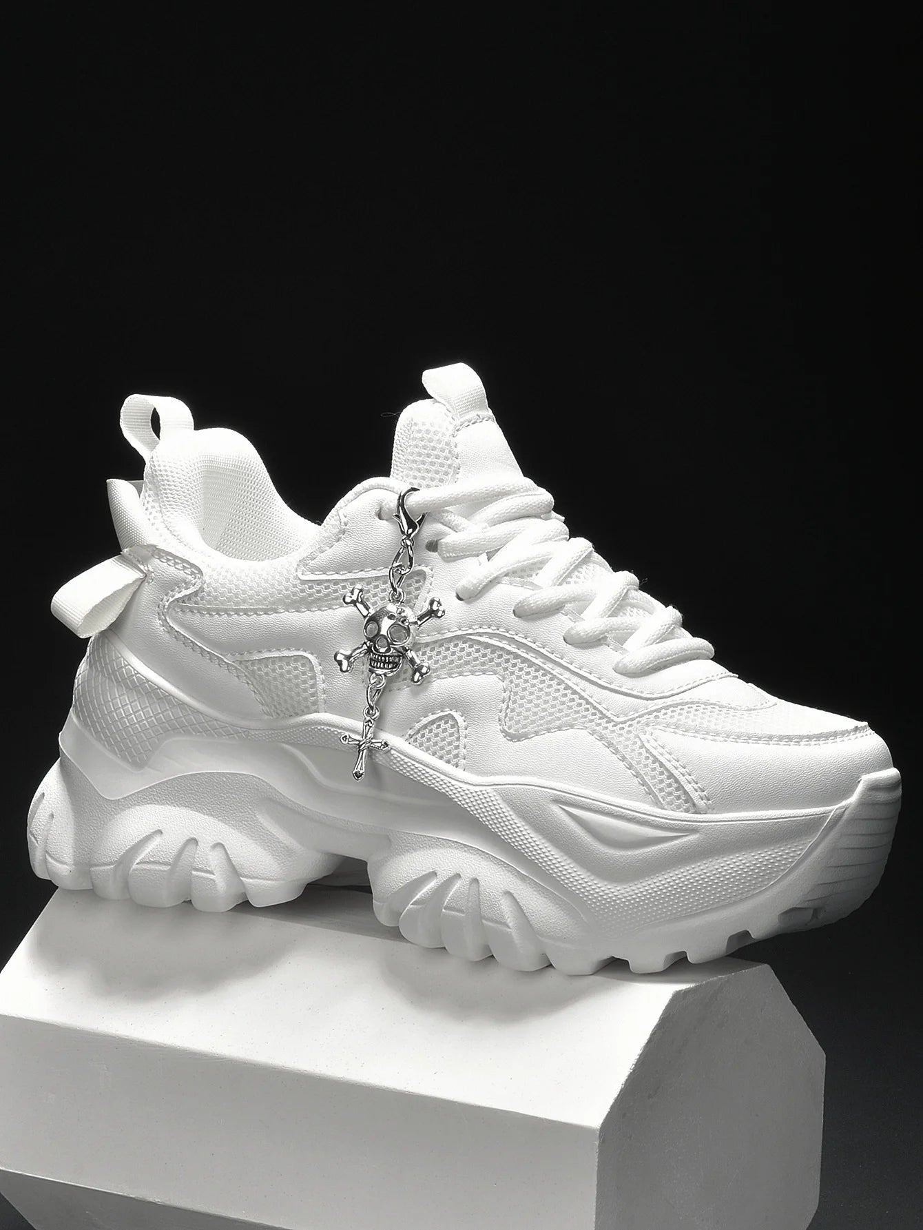 Zapatos vulcanizados informales para mujer, zapatillas ligeras con plataforma negra y tacones altos, estilo punk de Halloween para mujer
