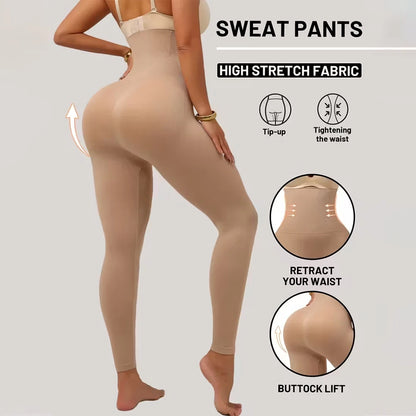 High Waist Shaper Leggings, Tummy Control, Compression, Non-See-Through, Soft Yoga Pants for Workout, Butt Lift, Gym Tights