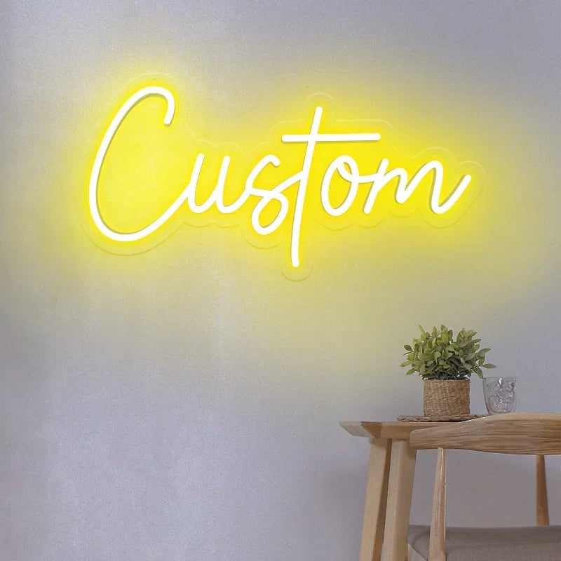 Custom LED Neon Sign, Personalized Name Sign, Wedding Decor for Store, Business, Wall, Room, Personalized Neon Gift for Kids