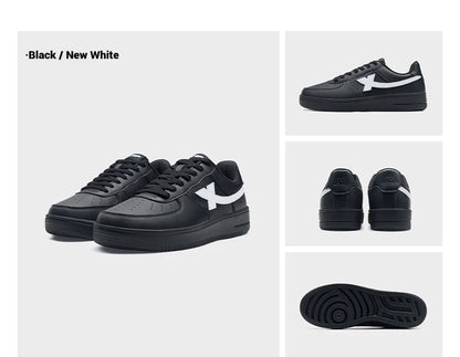 Xtep zapatos de skate para Mujer y hombres moda estilo callejero moda baja suela gruesa durabilidad cómodo zapato.